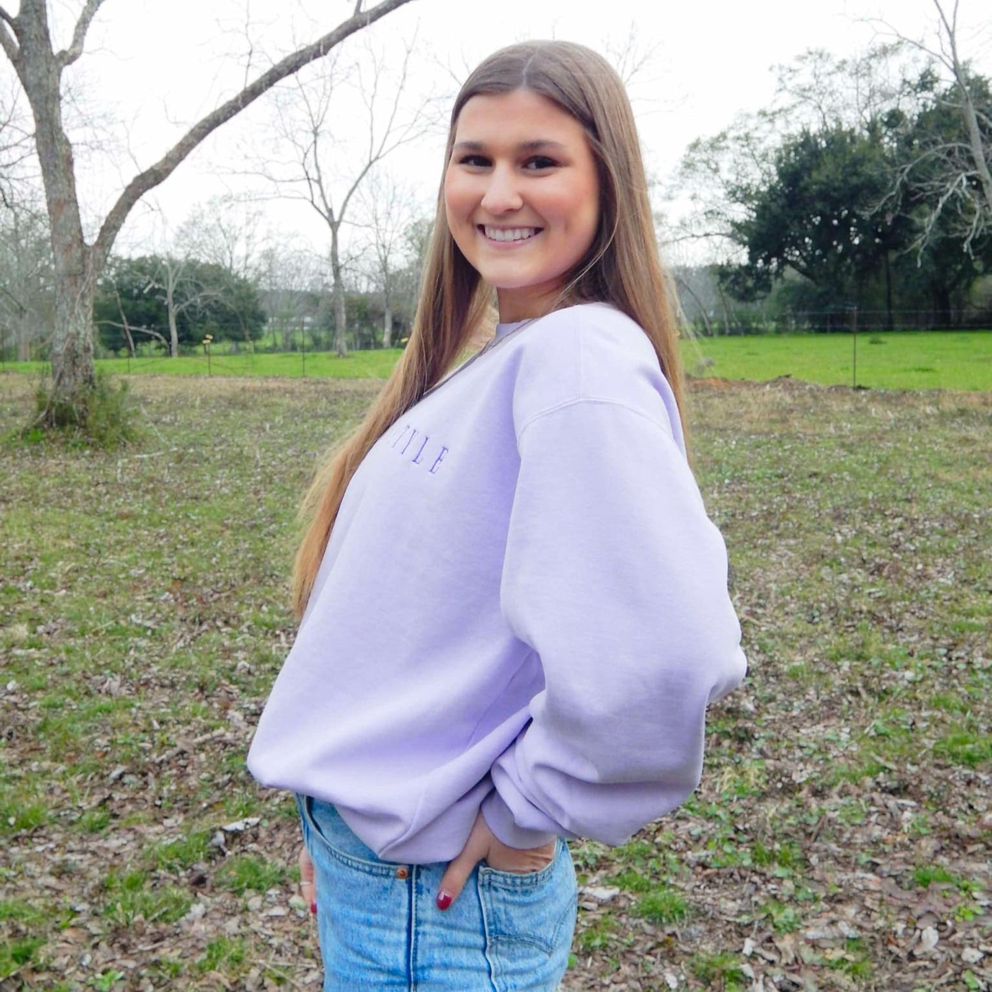 Embroidered Sweatshirt "Comfort Colors"