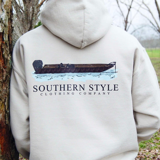 Classic Duck Boat Hoodie "poly-cotton"